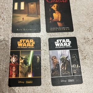 Yoto cards! Star Wars, Coraline…